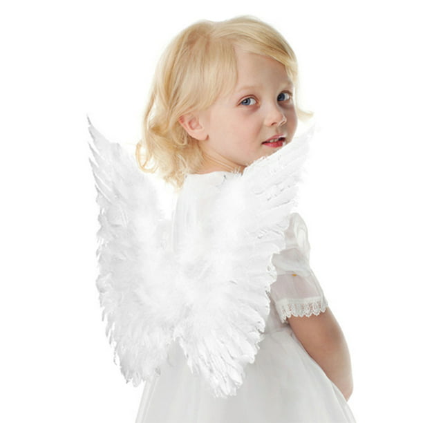 Feather Angel Wing Adult Kid Fairy Christmas Cosplay Fancy Dress Party Accessory 
